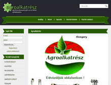 Tablet Screenshot of agroalkatresz.hu
